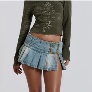 Denim Jaded London Skirt
